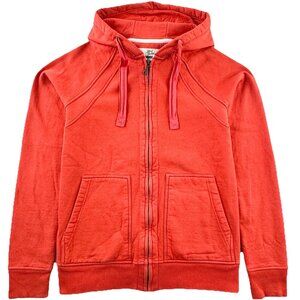 Flint & Tinder 10 Year Full Zip Hoodie Men's M Faded Rust Made in USA Huckberry